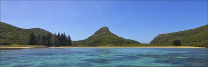 North Bay and Mt Eliza - Lord Howe Island - NSW (PBH4 00 11928)